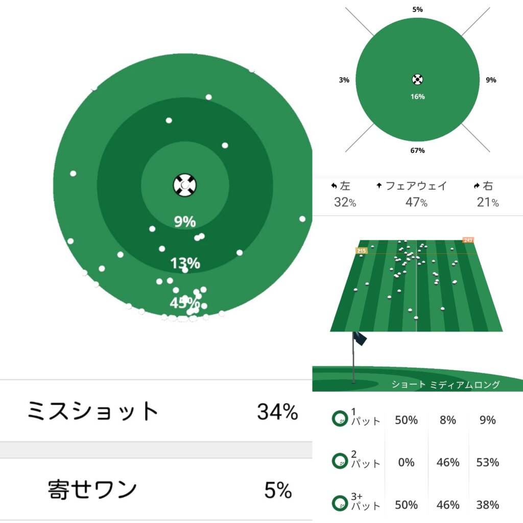 ガーミンゴルフショットデータ２