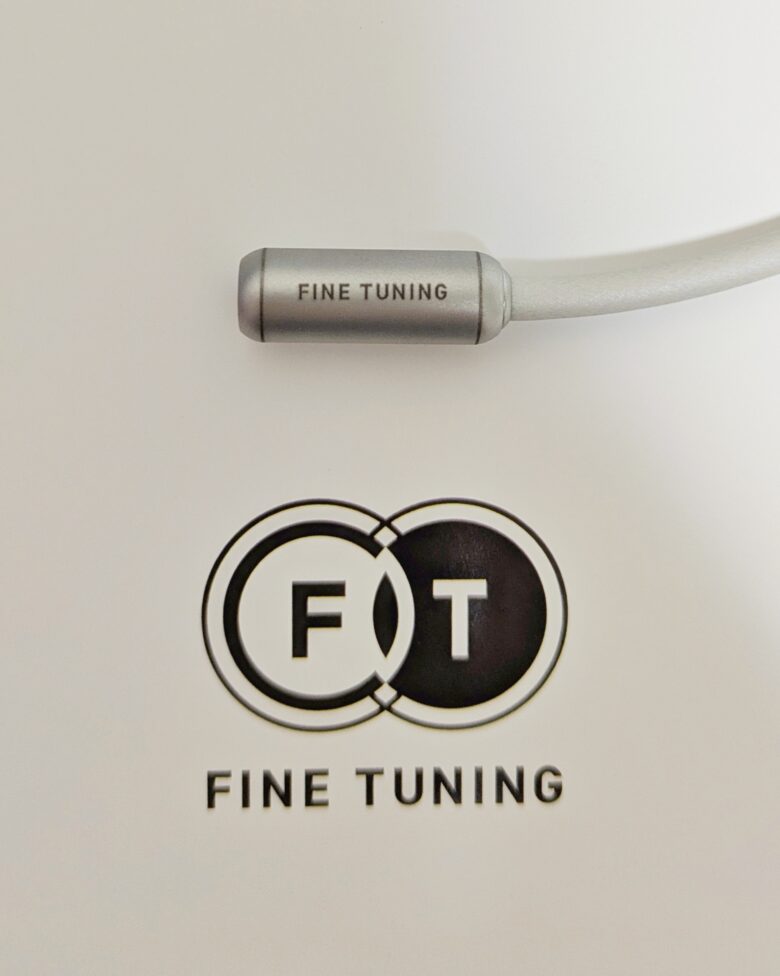 ファインチューニング　チタニウムネックレスカプセル部分①